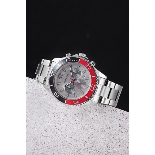 Tom Jones TJ1035B-06 Gümüş Çelik Erkek Kol Saati